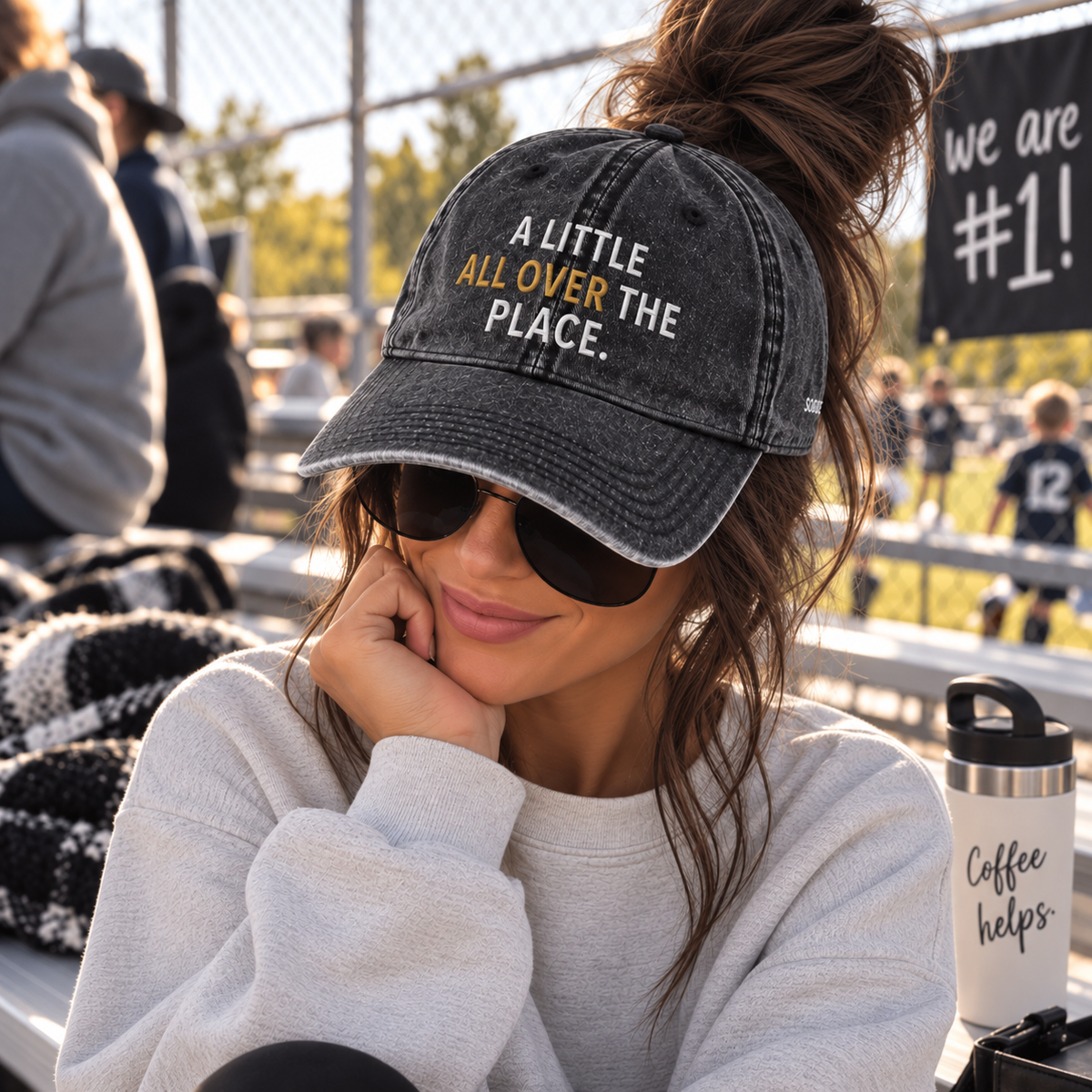 A Little All Over the Place Vintage Cap